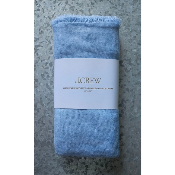 J. Crew Oversized Featherweight Cashmere Wrap - Picture 5 of 8